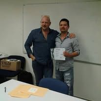 Con Oriol de la Mata